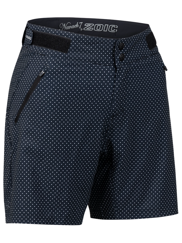 Black Polka Dot Navaeh 7 Short#color_black-polka-dot