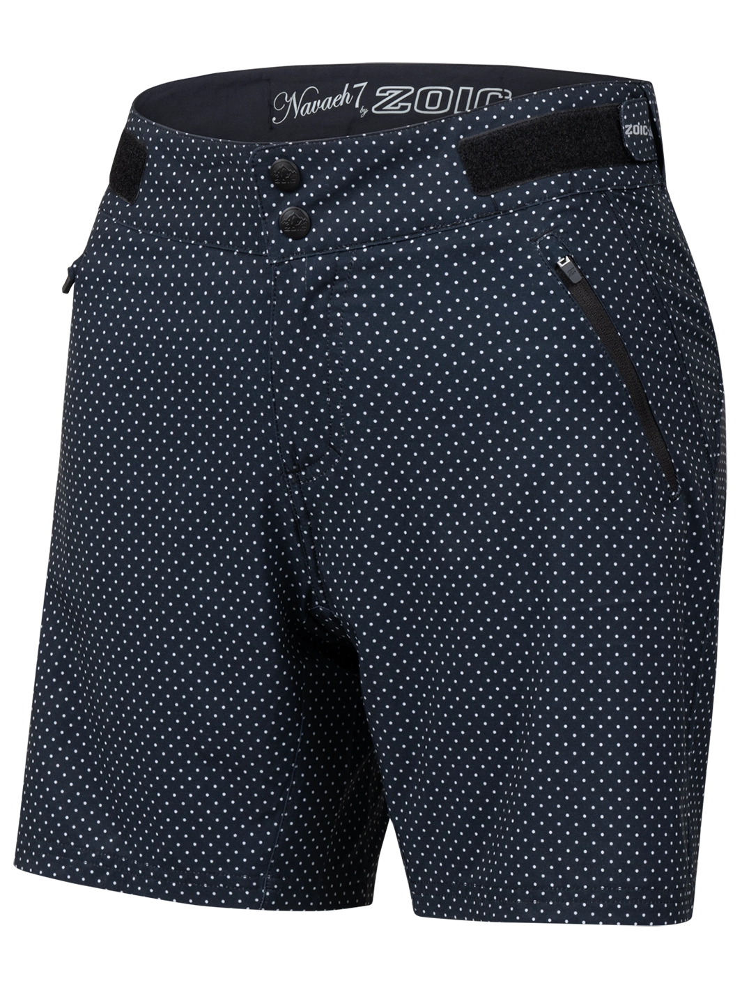 Black Polka Dot Navaeh 7 Short#color_black-polka-dot