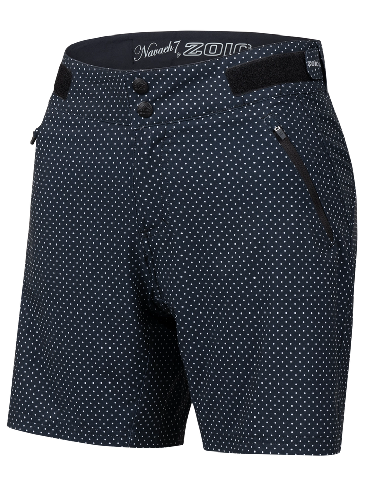 Black Polka Dot Navaeh 7 Short#color_black-polka-dot