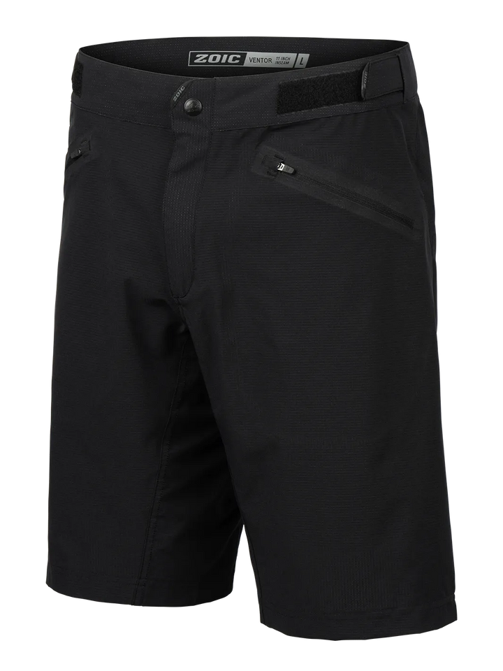 Black Ventor 11 Shorts#color_black