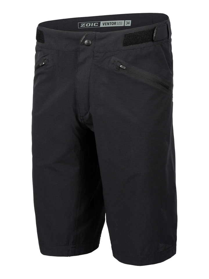 Black Ventor Shorts#color_black