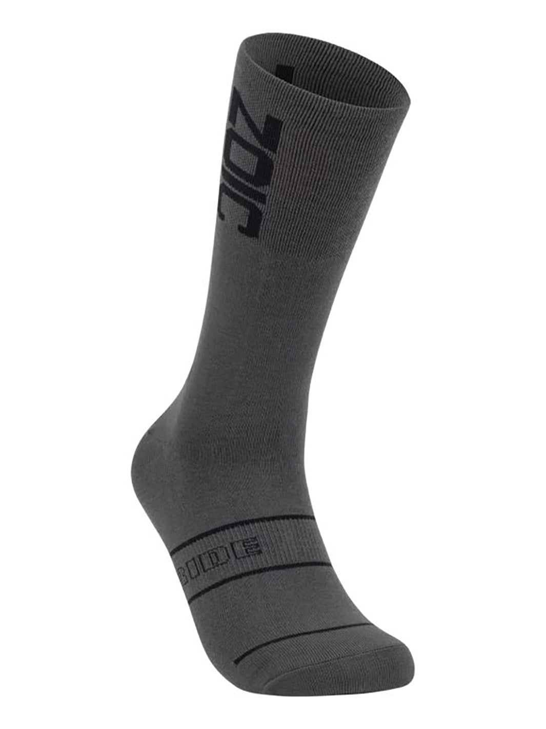 Grey/Black Long Socks#color_grey-black