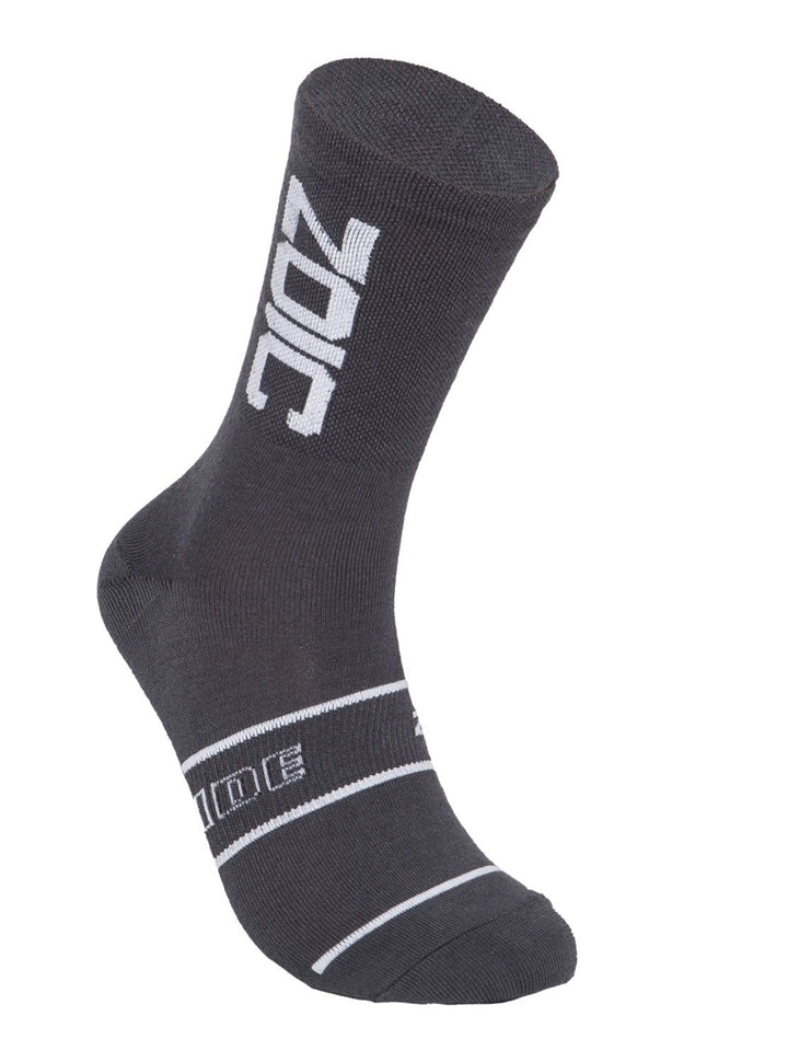 Grey/White Long Socks#color_grey-white