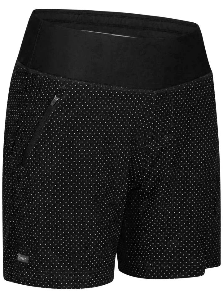 Black Polka Dot Bliss 7 Short#color_black-polka-dot