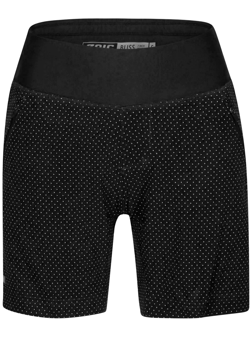 Black Polka Dot Bliss 7 Short#color_black-polka-dot