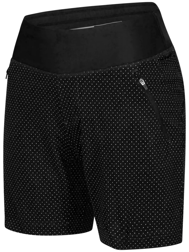 Black Polka Dot Bliss 7 Short#color_black-polka-dot