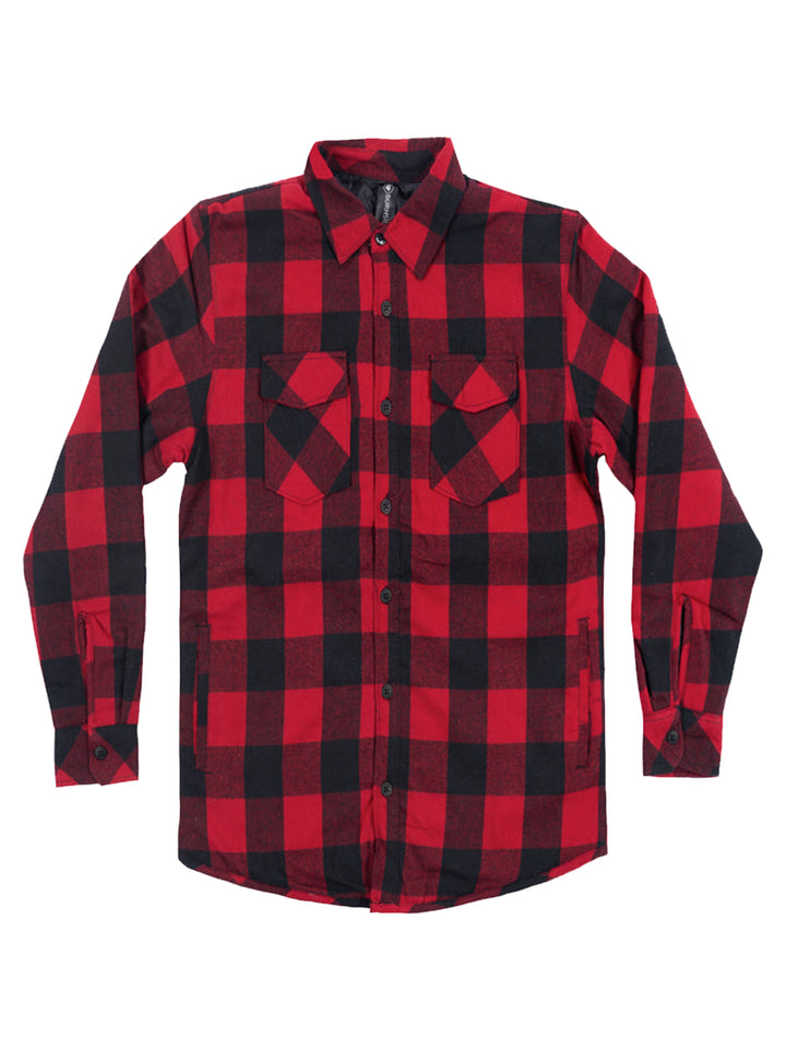 Red Buffalo Plaid Campfire Quilted Flannel#color_red-buffalo