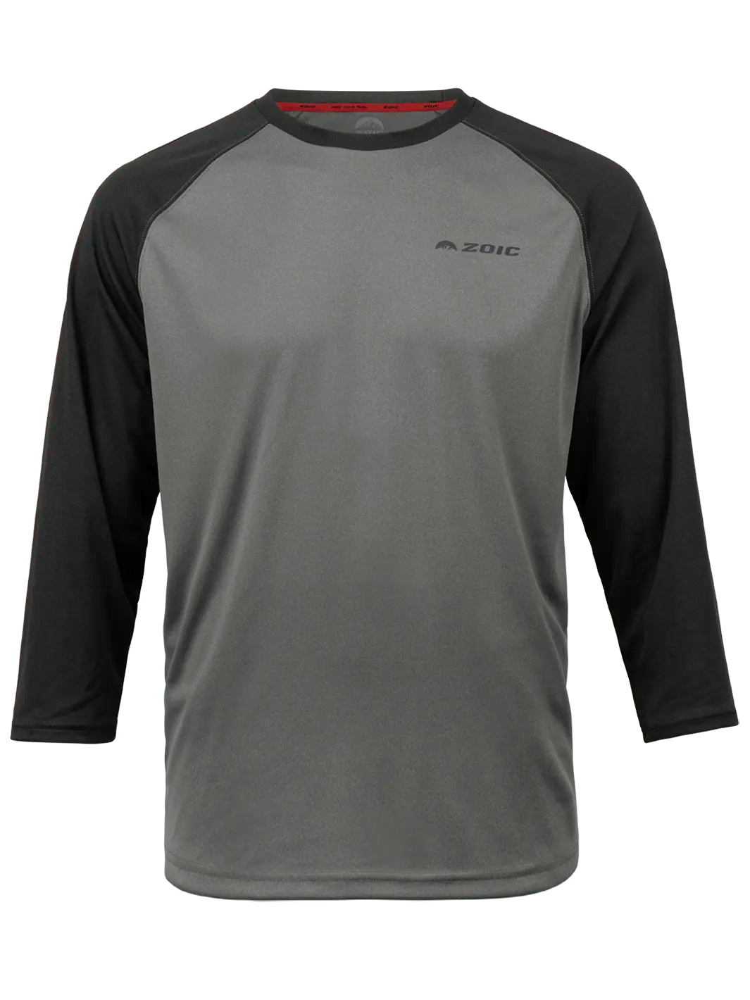 Grey/Black Dialed 3/4 Jersey#color_grey-black