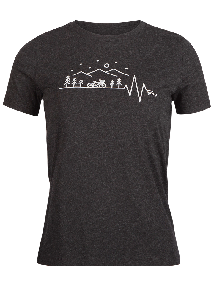 Black Women's Don't Miss A Beat Tee#color_black