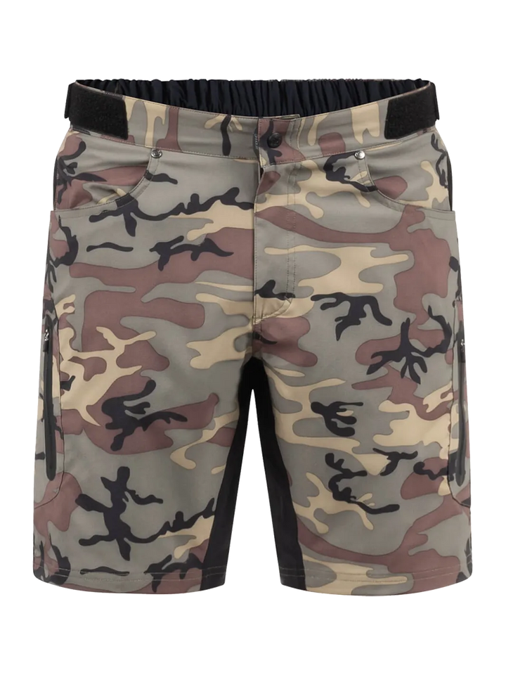 Green Camo Ether 9 Camo Shorts#color_green-camo