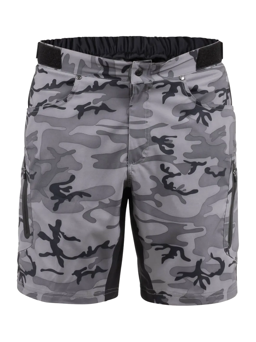 Grey Camo Ether 9 Camo Shorts#color_grey-camo