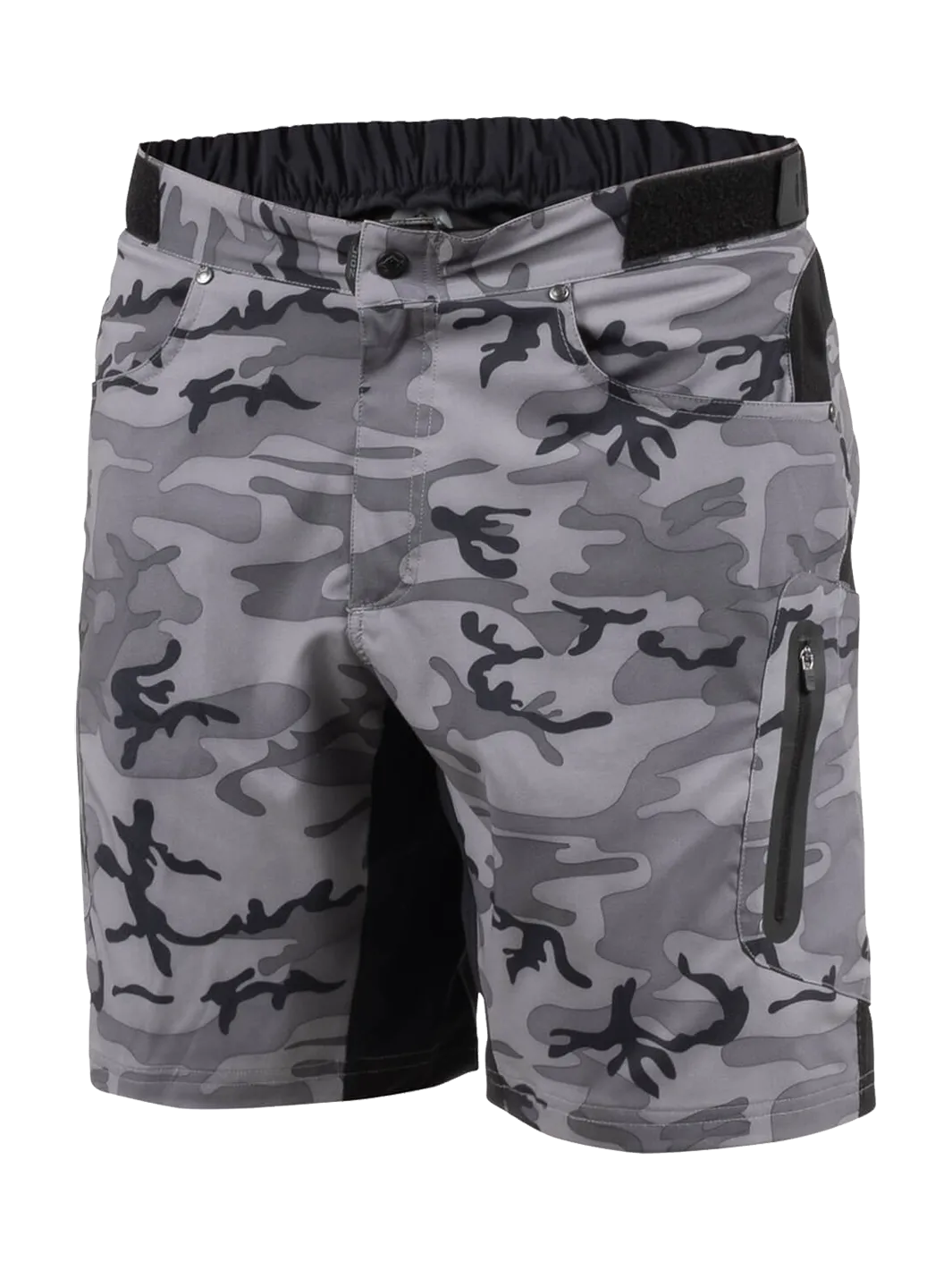Grey Camo Ether 9 Camo Shorts#color_grey-camo