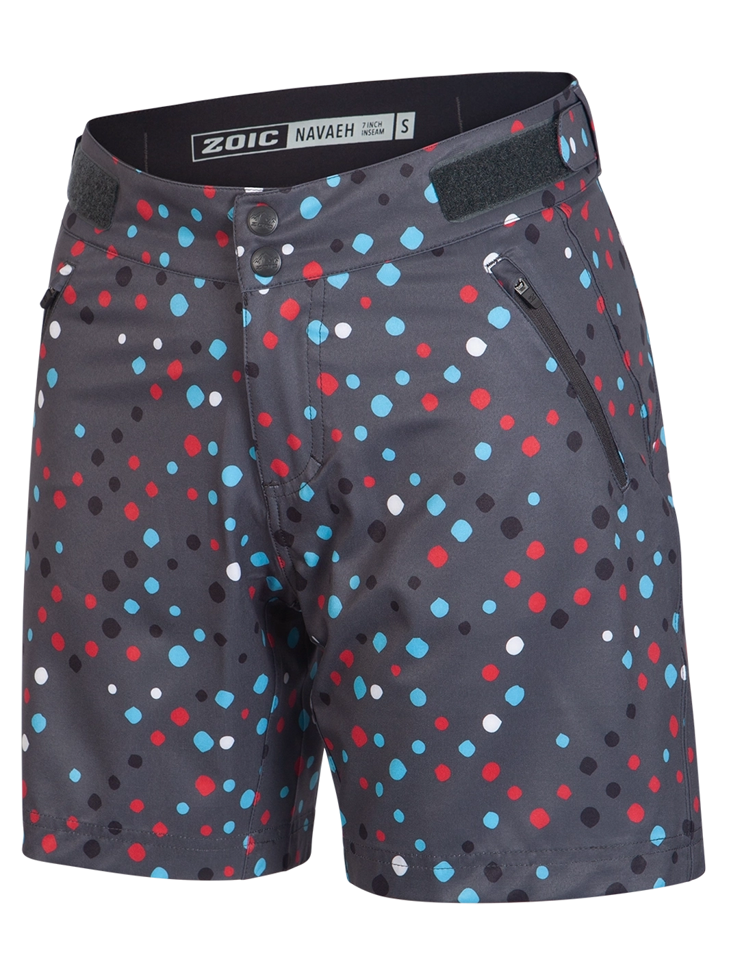 Shadow Good Dot Navaeh 7 Print Shorts#color_shadow-good-dot