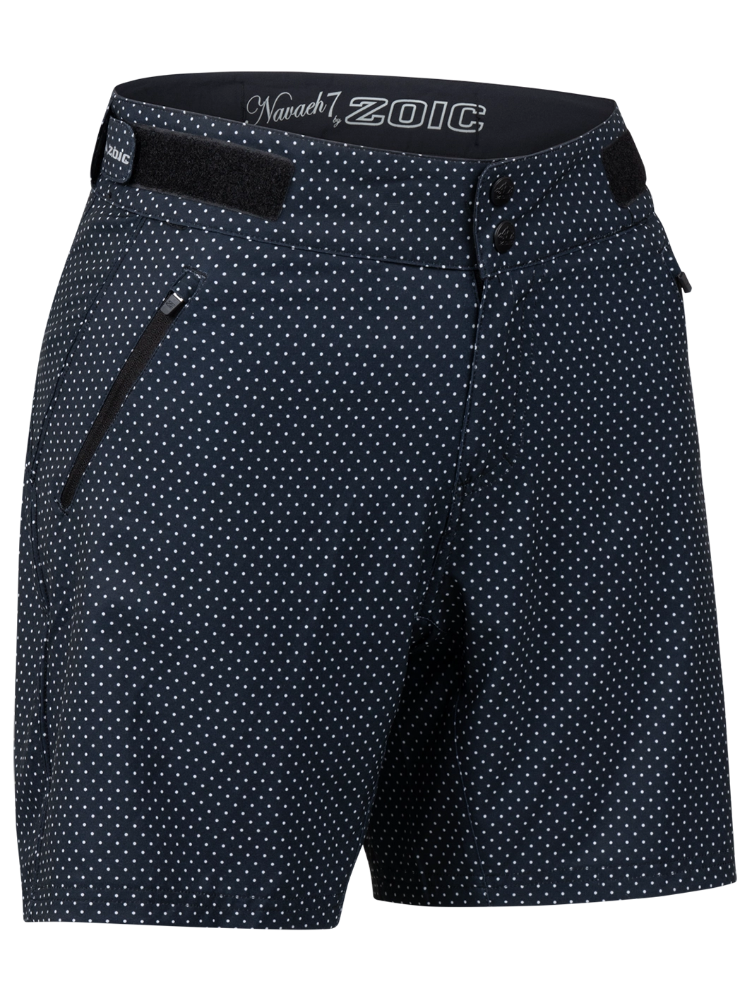 Black Polka Dot Navaeh 7 Short#color_black-polka-dot