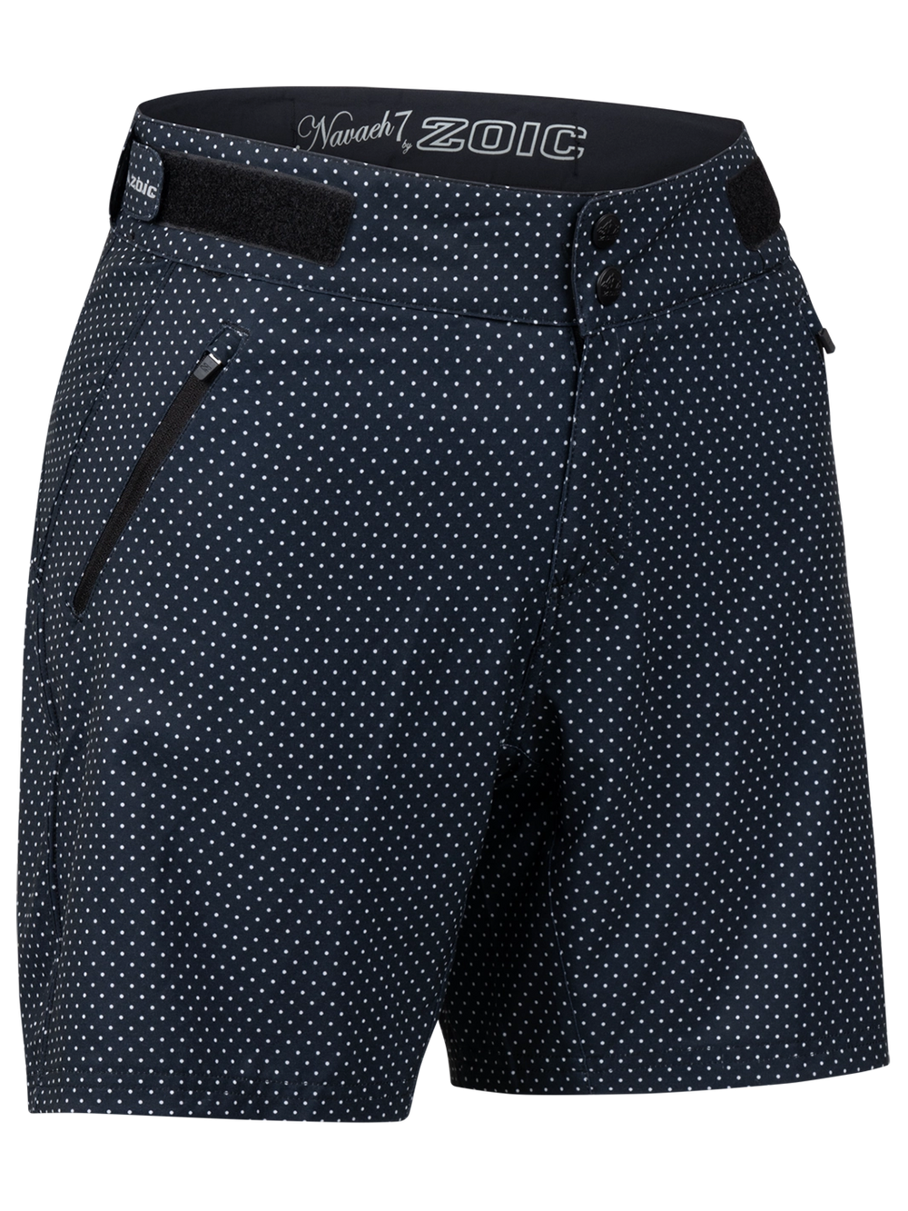 Black Polka Dot Navaeh 7 Short#color_black-polka-dot