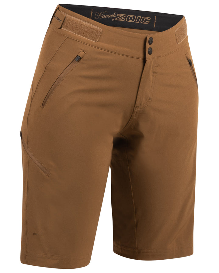Brown Navaeh Shorts#color_brown
