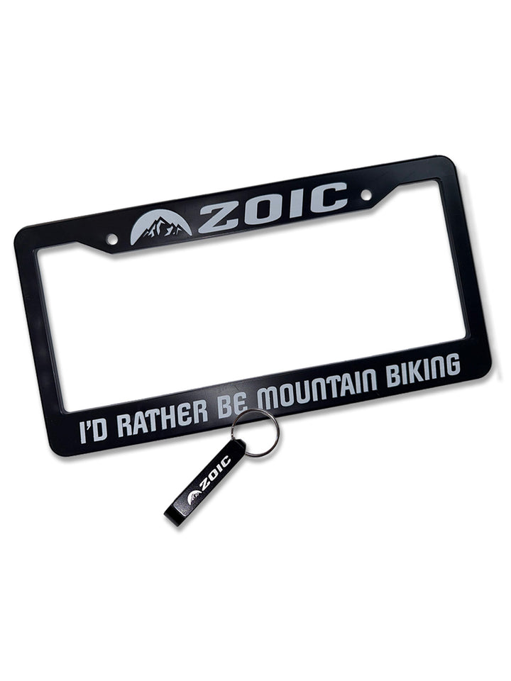 License Plate Frame + Key chain#color_black
