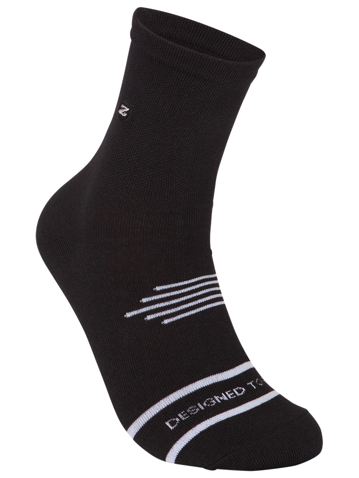 Black/White Short Socks#color_black-white