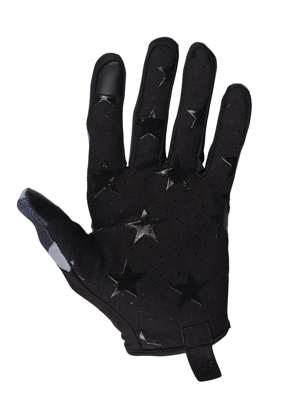 Black/Grey Stars N Stripes Gloves#color_black-grey