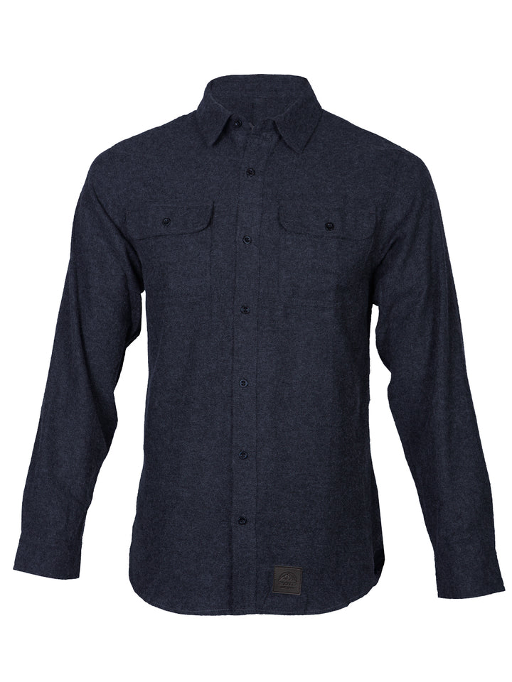 Night Heather Transition Flannel#color_night-heather