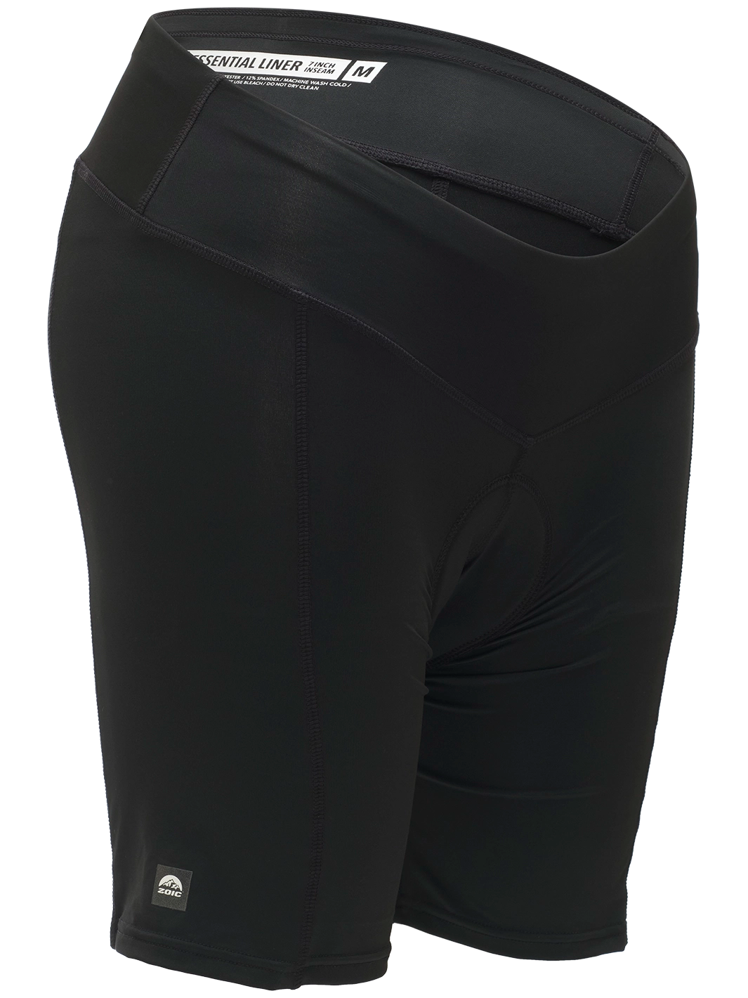 Women's Essential 7 inch inseam liner#color_black