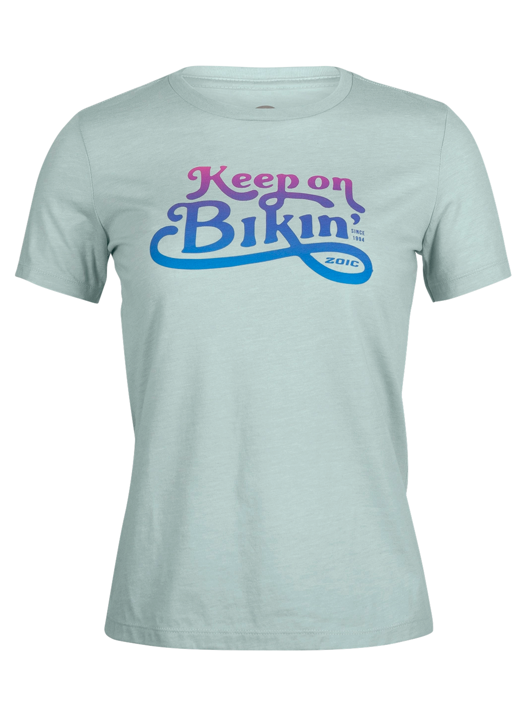 Black Keep On Bikin Tee#color_dusty-blue