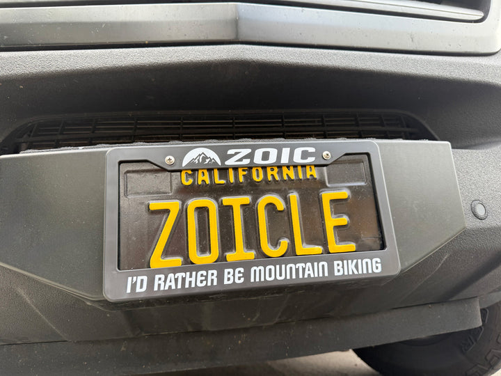 License Plate Frame#color_black