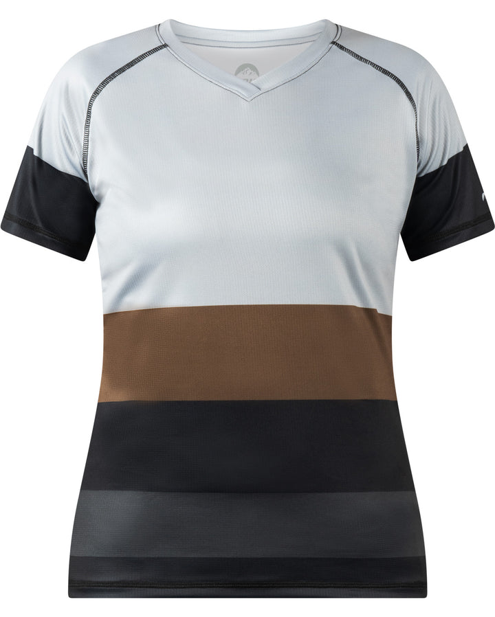 Brown Stripe Zaia Jersey#color_brown-stripe