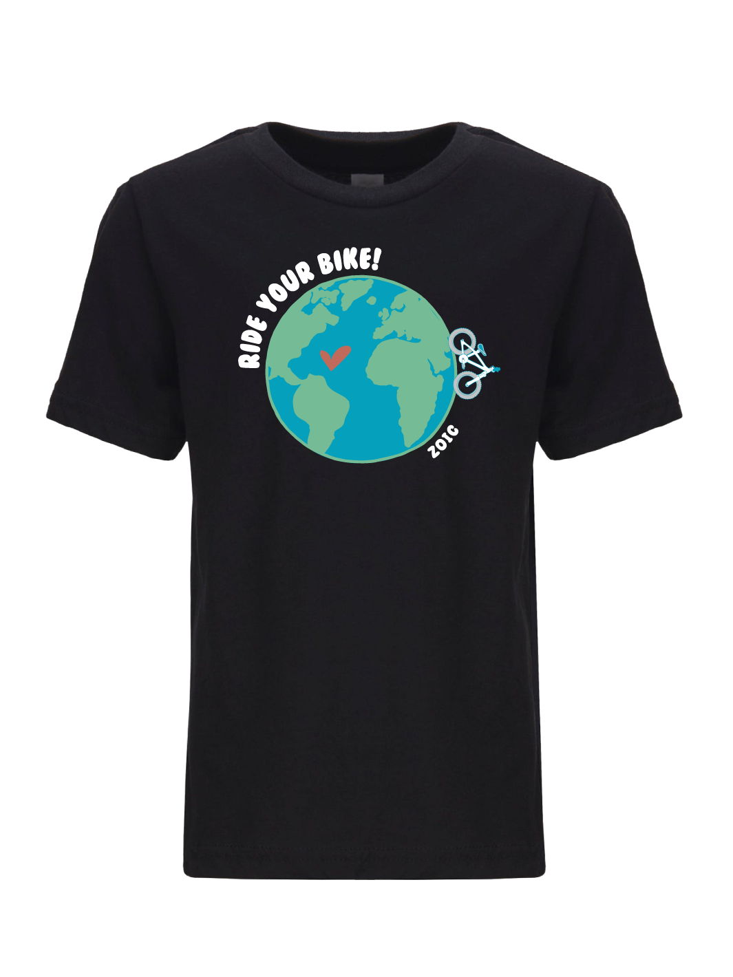 Black Kids Ride Your Bike Tee Tee#color_black