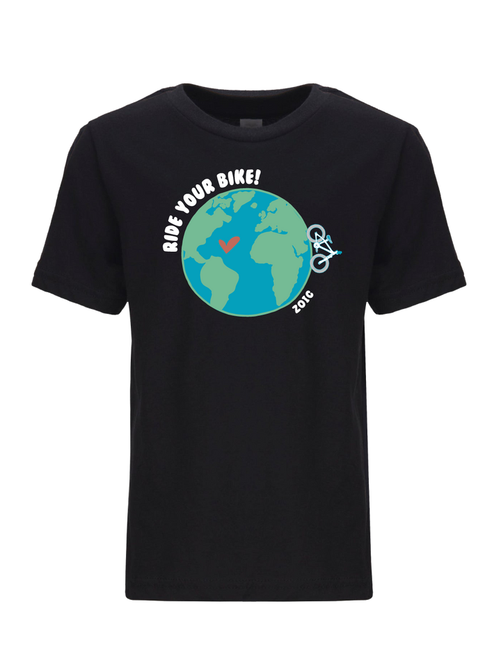 Black Kids Ride Your Bike Tee Tee#color_black