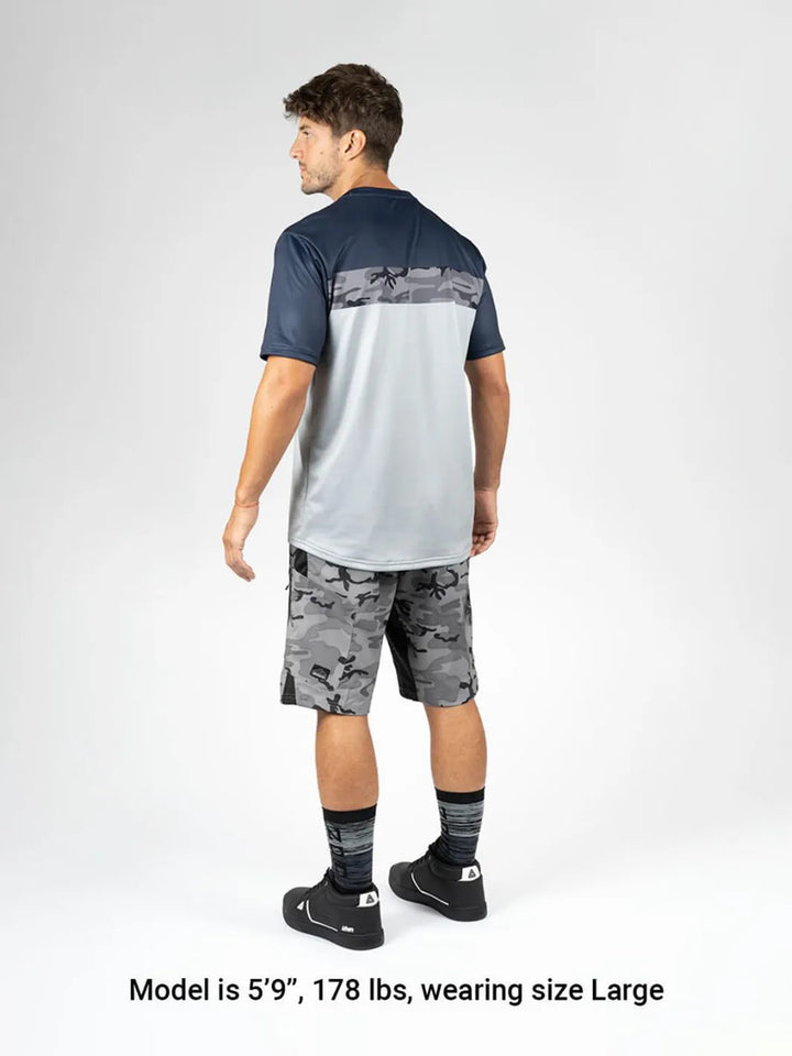 Grey Camo Ether Shorts#color_grey-camo