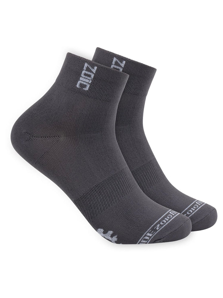 Grey/White Short Socks#color_grey-white