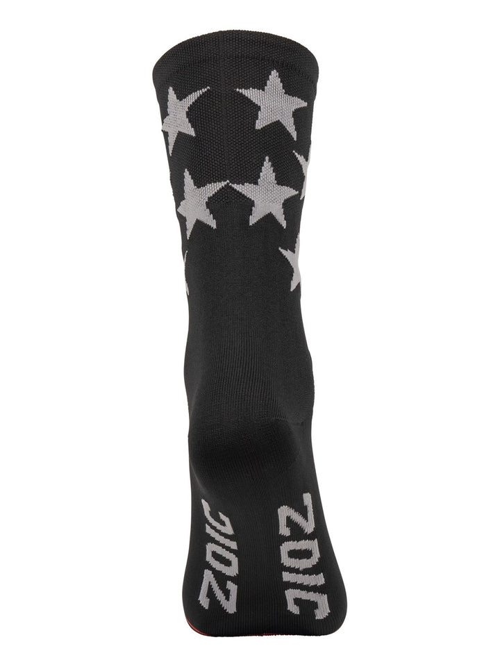 Black/Grey Stars n Stripes Socks#color_black-grey