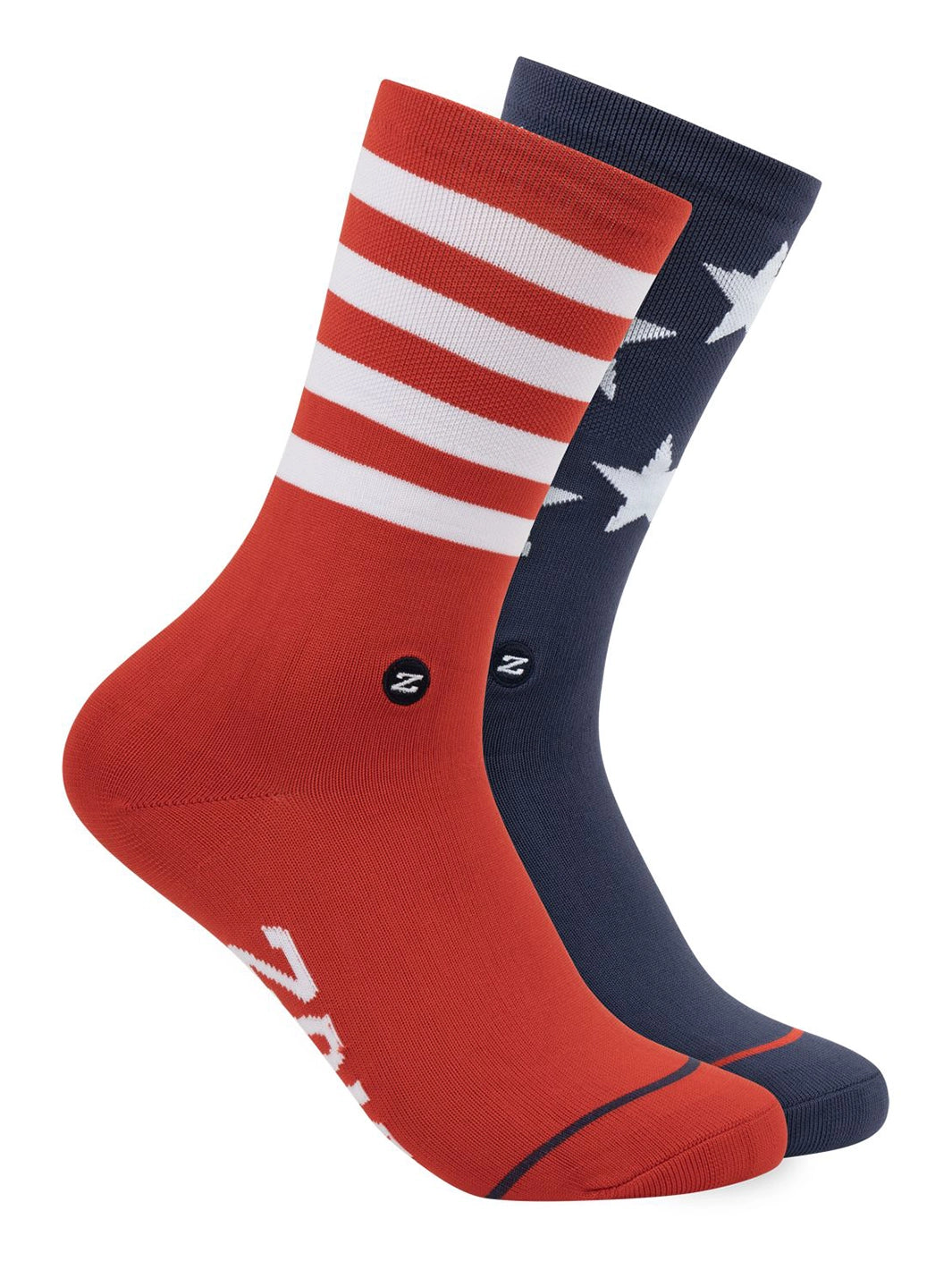 Red/White/Blue Stars n Stripes Socks#color_red-white-blue