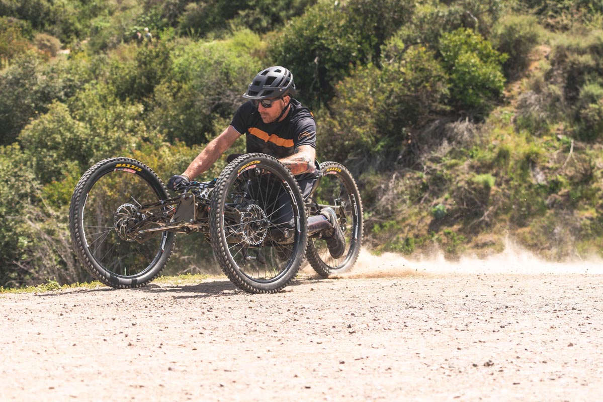Jeremy P McGhee - Adaptive rider getting sideways